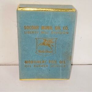 Vintage Socony Mobil Oil Co Liberty Bell Division Congress 606 Playing Cards